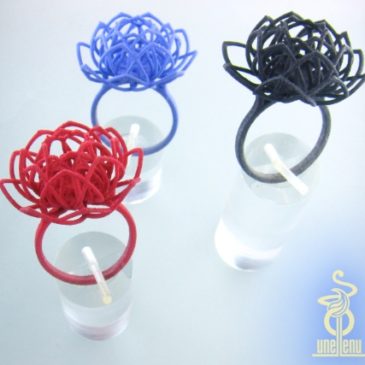 Image of Linear Lotus Rings designed by unellenu