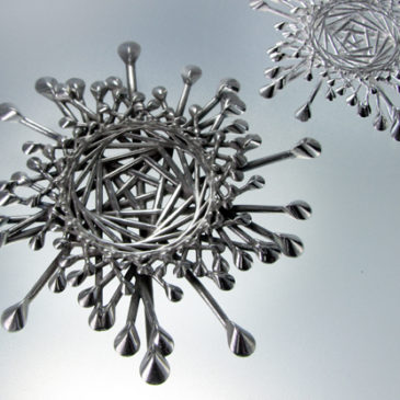Image of Radiant Firework Pendants from Spinnoloids collection designed by unellenu